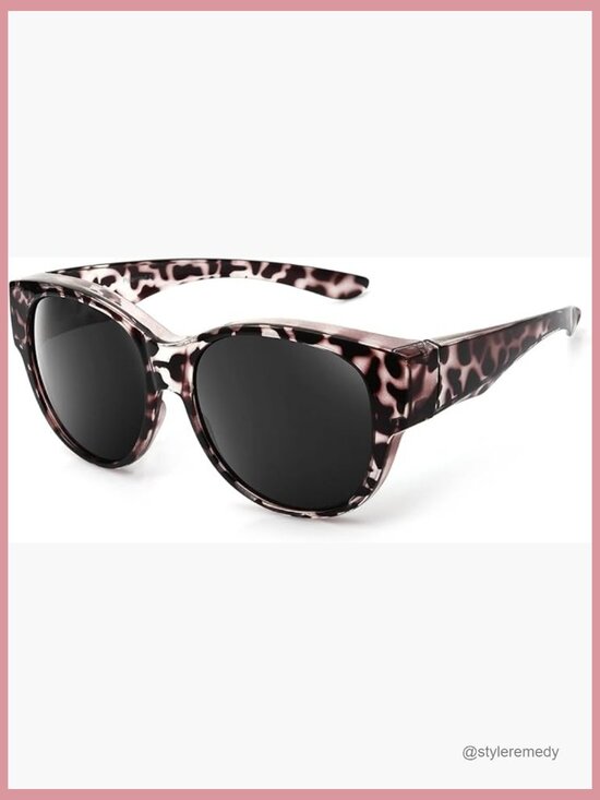 Polarized Fit Over Sunglasses for Glasses Wearers, Retro Cat Eye Style main image 4
